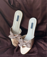 SEZANE BOW SLIDES - Zarin by Zarsah